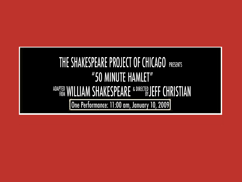 50 Minute Hamlet