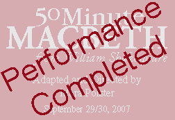 click for a synopsis of 50 Minute Macbeth