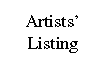 List of Artists