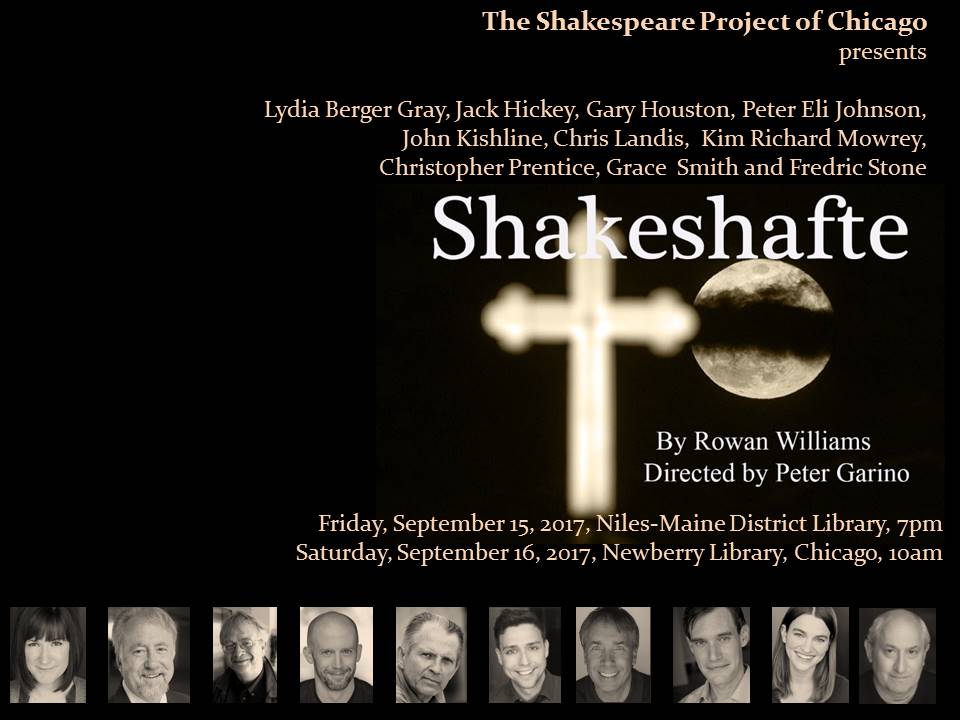 Shakeshafte 2017 banner for The Shakespeare Project of Chicago